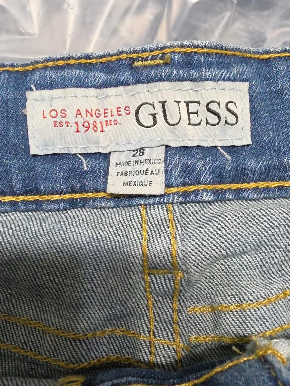 GUESS Blue Denim Shorts